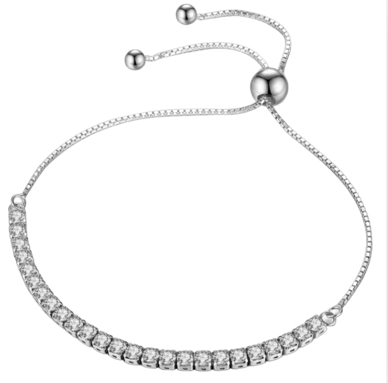 Silver Tennis Bracelet